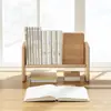 Sofá Pequeña Estantería Estante de Almacenamiento para Niños y Estudiantes Simple Almacenamiento de Escritorio Madera Maciza Simple Soporte de Libros de Madera