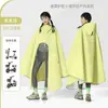 Impermeable para Vehículo Eléctrico Modelo Nuevo, Poncho de Lluvia Largo Engrosado para una Persona para Hombres y Mujeres, Adecuado para Conducir Motocicleta, Cobertura de Cuerpo Completo