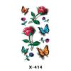 Fábrica en stock, venta al por mayor, pegatinas de tatuaje frescas, pegatinas de tatuaje impermeables, imagen pequeña, texto, flor, animal, pegatinas temporales