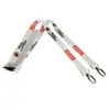 Alça de transferência térmica material PET cordão para celular de estudante cordão para crachá de nylon cordão para crachá de permissão de trabalho cordão para crachá
