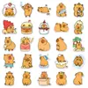 100 Pegatinas de Graffiti de Capibara Dibujos Animados Lindas Animales Creativos Kabibala Decorativas para Funda de Teléfono Pegatina Impermeable