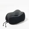 Almohada de Cuello para Avión Amazon Transfronteriza, Soporte Portátil para Cuello de Viaje para Viajes Largos en Coche, Almohada en Forma de U, Almohada en Forma de U de Espuma Viscoelástica