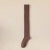 Calcetines hasta la rodilla para mujer, calcetines de algodón rizado, estilo universitario de otoño e invierno, calcetines hasta el muslo con forro de felpa tipo toalla, con forro de felpa y engrosados