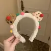 Adorable Diadema de Peluche de Oso para el Cabello para Mujeres, Diadema para Lavarse la Cara, Diadema de Celebridad de Internet, Accesorios para el Cabello, Regalo Transfronterizo, Venta al por Mayor