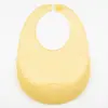 Nuevos Baberos Finos de Silicona Transfronterizos para Niños, Baberos 3D Impermeables para Bebés, Venta al por Mayor