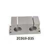 Componente de Instalación del Mecanismo Bloque de Fijación del Eje Óptico ZCD11-D35 Soporte del Eje de Guía ZCD11-D50 YIHEDA