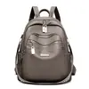 Mochila de Cuero Suave de Gran Capacidad con Textura para Mujer, Nueva Tendencia 2026 Moda Viajes Multifuncional Elegante Bolso de Mujer