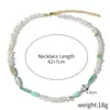 Collar transfronterizo europeo y americano para mujer, collar de cuentas de colores de alta gama para mujer, diseño de nicho, collar de coral de lujo ligero estilo Ins