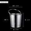 Cubo de hielo de acero inoxidable con forma de cabeza de tigre para bar KTV, cubo de hielo para champán, cubo comercial especial para cerveza y vino tinto, cubo para hielo