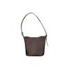 Bolsa Saco Vintage de Couro de Primeira Camada para Mulheres, Couro Genuíno Estilo Minimalista Modelo Novo 2026, Bolsa de Ombro Único Transversal Niche para Mulheres, Bolsa de Axila