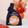 Bolsa Tejida Festival de Mediados de Otoño Bolsa de Regalo para Pastel de Luna Bolsa de Regalo Festivo Bolsa de Regalo para Empresa Se Puede Imprimir Logo Venta Directa de Fábrica