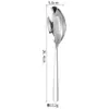 Elegante Juego de Cubiertos de Acero Inoxidable 304 para el Hogar: Cuchillo para Bistec, Tenedor, Cuchara, Cucharita de Postre y Café, Tenedor de Frutas, Cuchara para Mezclar