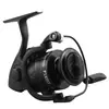 Carrete de pesca, carrete de spinning, bobina poco profunda, relación de alta velocidad, todo metálico, Guerrero Negro, carrete de micro-pesca, carrete de micro-spinning
