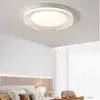 Lámpara de techo minimalista italiana para el dormitorio, con un diseño moderno y elegante, pantalla de cristal, adecuada para el dormitorio principal, y fabricada en aluminio y otros metales