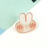 Nuevo Broche de Acrílico Dibujo Animado Lindo Oso Conejo Conejito Insignia Colgante Coreano para Niños Pin para Mochila de Estudiante