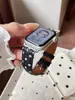 Correa de reloj de cuero con patrón de cuentas redondas, compatible con Apple Watch Series 12, 11 y 10