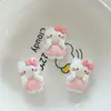 Otoño e Invierno Estampado de Leopardo Maillard Accesorios de Gato de Resina Joyería Dulce Fresco Moño Accesorios para el Cabello DIY Accesorios para Pasadores Venta al por Mayor