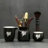 Clip de Madera Maciza Accesorios para Tazas Juego de Té Taza de Té de Caballero Pinza para Ceremonia del Té Juego de Té Seis Pinzas Kung Fu Lavado Madera de Bambú Metabo
