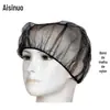 Boné de malha de nylon descartável Boné de malha de cabelo Capacete Capa de cabelo Respirável Anti-queda Nylon Hair Mesh Cap Boné de malha à prova de poeira
