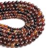 Venta al por mayor Ágata Fantasía Natural Redondo Semiacabado Ágata Suelto Tiras de Ágata Ámbar Joyería Pulsera DIY