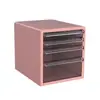 Gabinete de Archivos de Escritorio Tipo Cajón de Acero para Cosméticos y Accesorios Caja de Almacenamiento Multicapa A4 Gabinete de Almacenamiento para Oficina