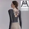 Tops Deportivos a Prueba de Golpes de Manga Corta con Almohadillas en el Pecho, Mallas de Secado Rápido, Tops de Yoga de Manga Corta para Mujer, Ropa Interior Deportiva de Alta Gama para Mujer