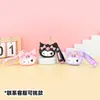 Bolsa de almacenamiento para auriculares de silicona con personaje Stitch para cruzar fronteras, llavero colgante, monedero infantil, llavero, personalización