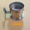 Tampa de Ventilação de Forno de Aço Inoxidável Interruptor de Ventilação de Forno Válvula de Ajuste de Fluxo de Ar de Forno Saída de Ar Regulador de Fluxo de Ar