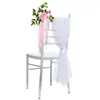 2026 Arreglo de Silla para Boda al Aire Libre Escandinava Flor de Respaldo de Silla Ramo Decoración Flor de Respaldo de Silla Atrezzo Fotografía de Boda Artificial Bosque
