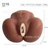 Taza de Avión Exportación Transfronteriza con Forma de Glúteos Molde Invertido Vagina Glúteos Trasero Grande Muñeca Realista de Medio Cuerpo Juguete Sexual para Adultos Hombres