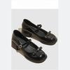 Sapatos Delicados Estilo Fada para Mulheres 2025 Verão Novo Retro Prata com Saia Salto Grosso Mary Jane Sapatos Pequenos de Couro