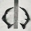 Simulação de vários chifres de animais chifres grandes de ovelha preto e branco opcionais adereços de tiara decorativa para performance