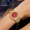 Relógio de Pulso Feminino de Quartzo Weiying Watch Company, Relógio Pulseira Popular de Celebridade da Internet para Mulheres, Relógio de Pulso Pequeno e Exquisito de Liga de Metal com Pedras Sintéticas