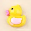 Accesorios para Manualidades de Tocados Pegamento de Resina para Manualidades Funda Pequeña Amarilla para Teléfono Móvil Infantil Accesorios para el Cabello de Dibujos Animados de Pato Material para Diadema Patito