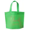 Bolsa de Tela No Tejida al por Mayor Spot Bolso de Mano Bolsa de Compras Personalizada Gran Capacidad Exquisita Ecológica Bolso de Mano Impreso con Logo