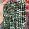 Cuentas de turquesa africana de mineral bruto natural cortadas cuentas facetadas de 2~4 mm pulsera diy collar clavícula venta al por mayor