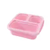 Nuevo Set de Caja de Snacks Transfronteriza de Cuatro Compartimentos, Lonchera, Caja con Compartimentos para Frutas, Caja para Frutos Secos con Compartimentos Separados para Evitar la Mezcla de Sabores, En Stock