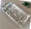 Ladrillos de Vidrio Ultra Claros Cuadrados Sólidos Fondo de Partición de Moda Barra de Bar Cristales de Hielo Patrón Ladrillos de Cristal Transparentes Espesados Hechos a Medida