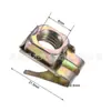 Suministro adecuado para coche QQ tuerca de 6mm8mm placa de hierro base de tornillo de matrícula parachoques tuerca en U