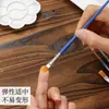 Plumilla de contorno para dibujar, Pincel de contorno para pintura al óleo con pelo de nylon, Plumilla de contorno para materiales de arte