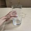 Vaso Cilíndrico Grande de Vidro Transparente Vaso Reto Copo Pequeno Vaso Cavalo Alto Madeira Bêbada Vaso Cilíndrico Hidropônico