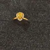Anel de Zircônia Gota d'Água da Moda Dongdaemun da Coreia do Sul para Mulheres em Cobre Micro-Embutido Anel Aberto Anel Colorido para Dedo Indicador