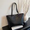 Bolso de mano grande de cuero encerado para mujer, nuevo bolso de hombro de moda 2025, bolso de mensajero elegante y versátil