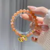Pulsera de Caballo Mecedora del Año del Zodiaco para Mujer Diseño de Nicho Nueva Piedra de Sol Imitación Pulsera de Transferencia Rica como Regalo para Novia