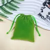 Bolsa de Veludo, Bolsa à Prova de Poeira para Joias, Bolsa de Armazenamento para Joias e Colares, Bolsa com Cordão para Embalagem de Presente e Lembrança