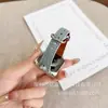 Joyería de Mariposa Correa de Mezclilla y Cuero Adecuada para Apple Watch S10 S11 Samsung Huawei Gt6 Xiaomi Pulsera