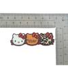 Nueva serie de gato KT con estampado de leopardo para otoño e invierno, estrella de cinco puntas, lazo, accesorios acrílicos, tocado DIY, material hecho a mano, lote