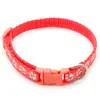 Coleira anti-perda para cães e gatos, sem guizo, com estampa de pata de cachorro, multicolorida, para passeios ao ar livre