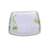 Vajilla de melamina imitación porcelana plato de plástico impresión blanca plato cuadrado calcomanías plato de ángulo cuadrado fábrica directa comercio exterior