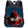 Mochila Escolar para Jardim de Infância Homem-Aranha Homem Aranha Estampa de Personagem One Piece Mochila Infantil 13 polegadas Atacado Transfronteiriço